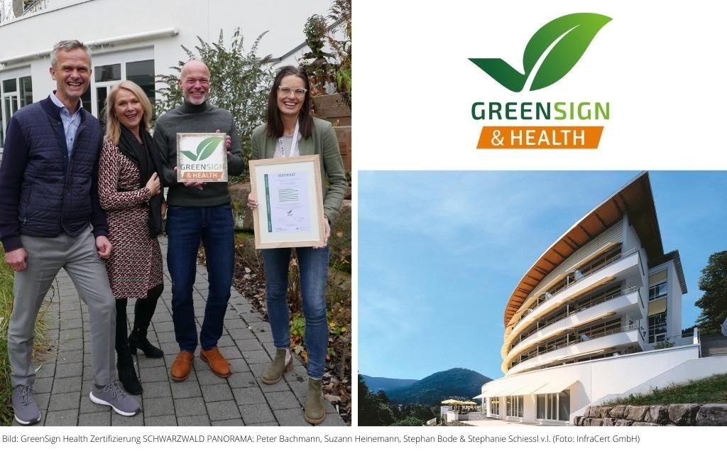 Zertifizierung GreenSign Health Schwarzwald Panorama