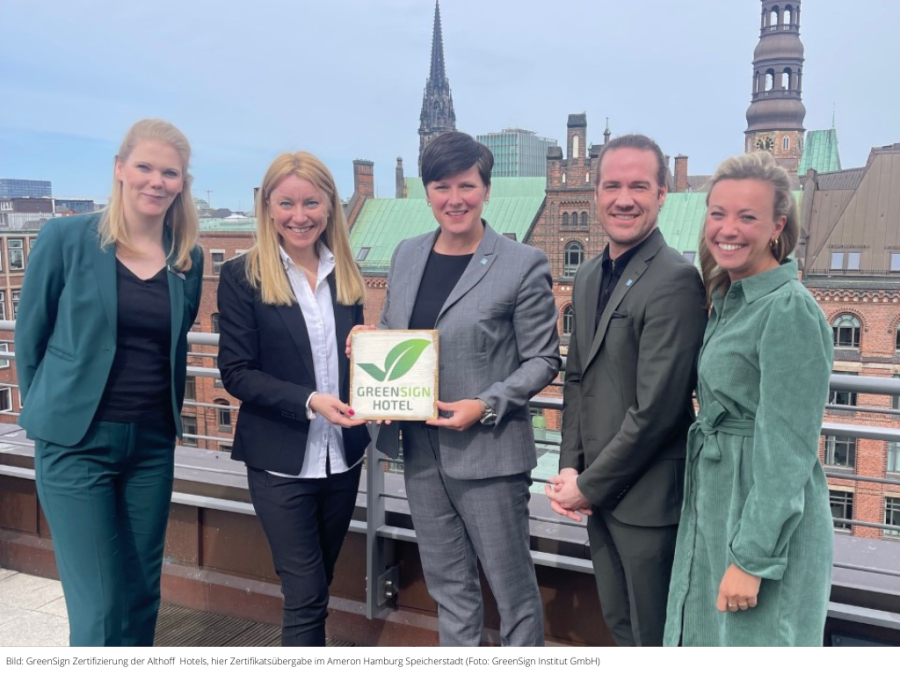 GreenSign Zertifizierung der Althoff Hotels