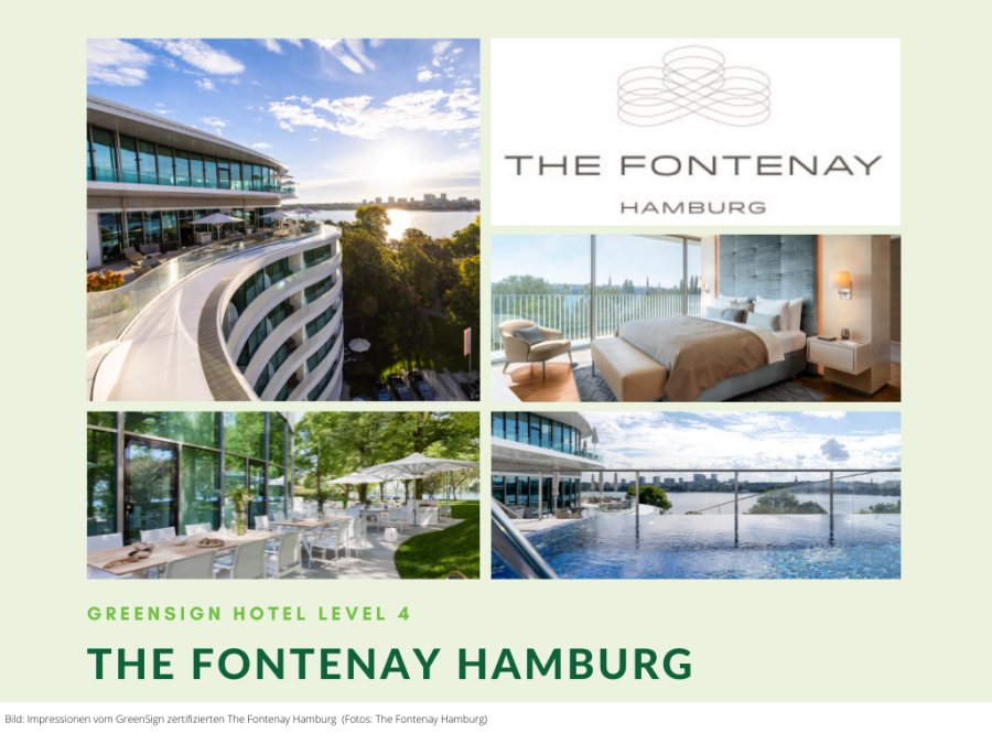 The Fontenay Hamburg erlangt GreenSign Hotel Level 4 