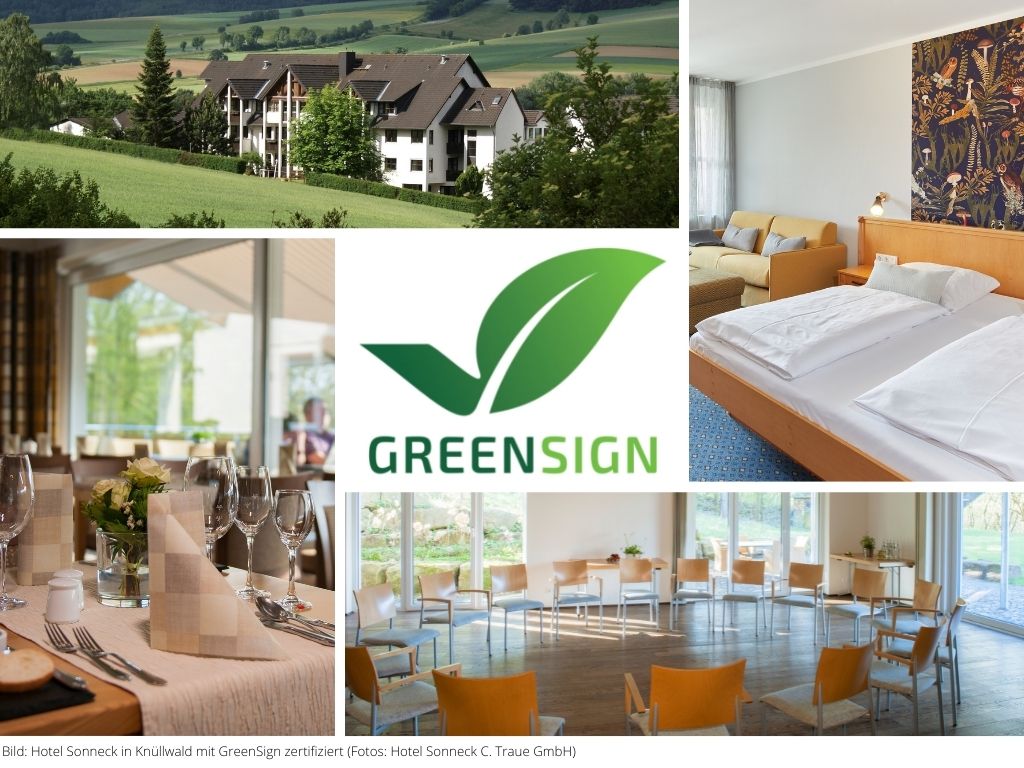 Gelebte Nachhaltigkeit im Rotkäppchenland – Hotel Sonneck in Knüllwald mit dem GreenSign Level 4 zertifiziert