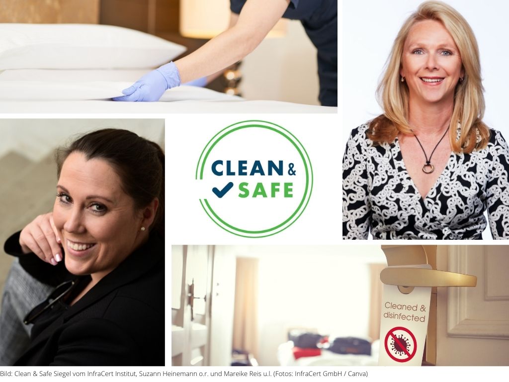 InfraCert Institut bietet mit dem Clean & Safe Zertifikat ein wirksames und ökonomisches Hygienekonzept für Hotels