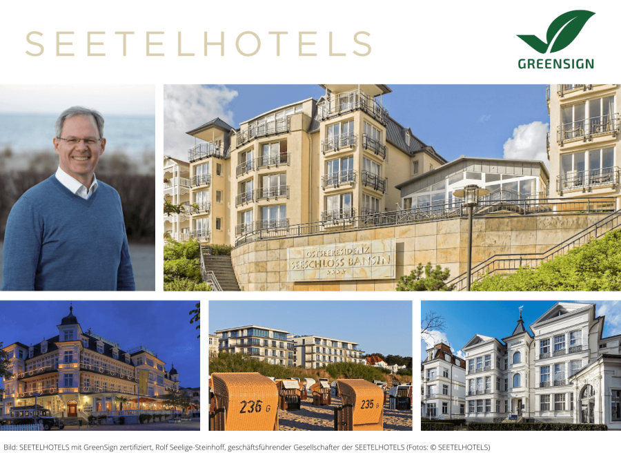 Seetelhoels mit GreenSign zertifiziert Hotelcollage