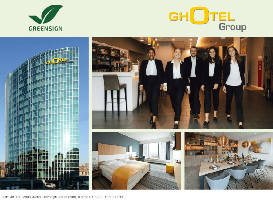 GHotel Hotelgruppe lässt sich GreenSign zertifizieren