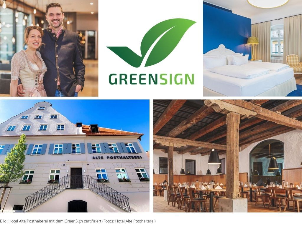 Hotel Alte Posthalterei mit dem GreenSign zertifiziert