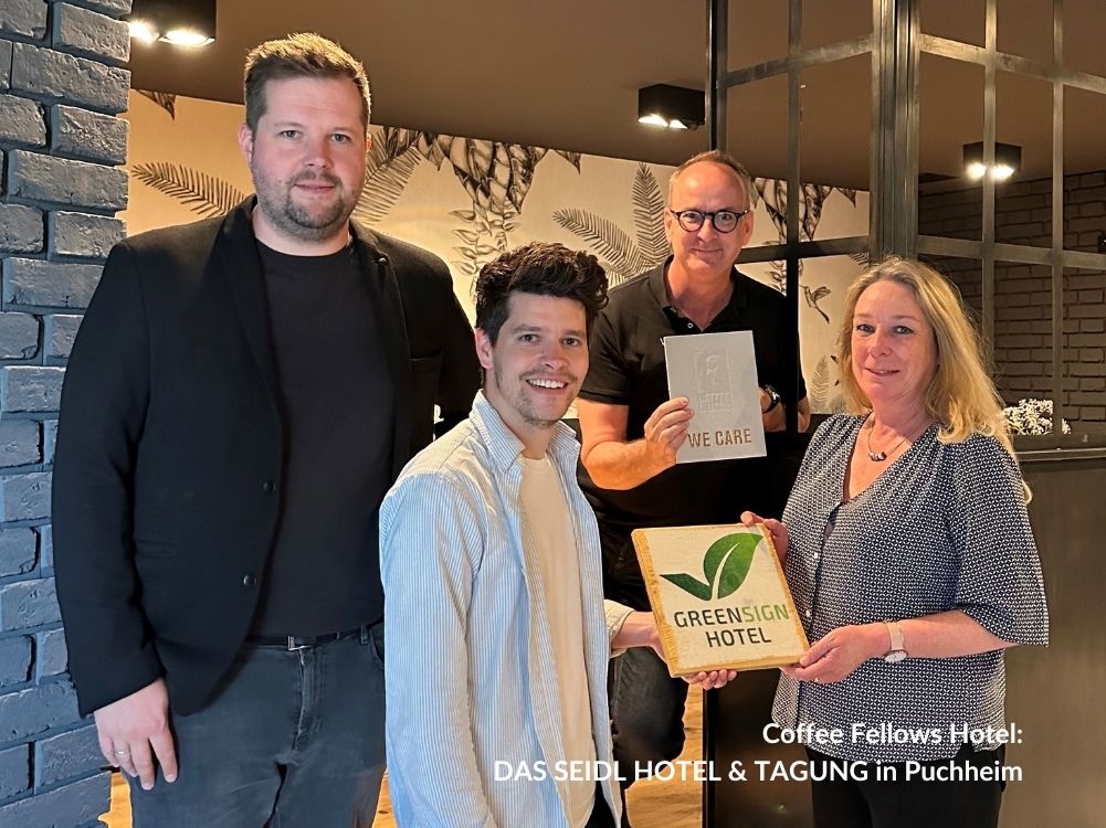 Coffee Fellows Hotel: DAS SEIDL HOTEL & TAGUNG in Puchheim bei der GreenSign Zertifizierung