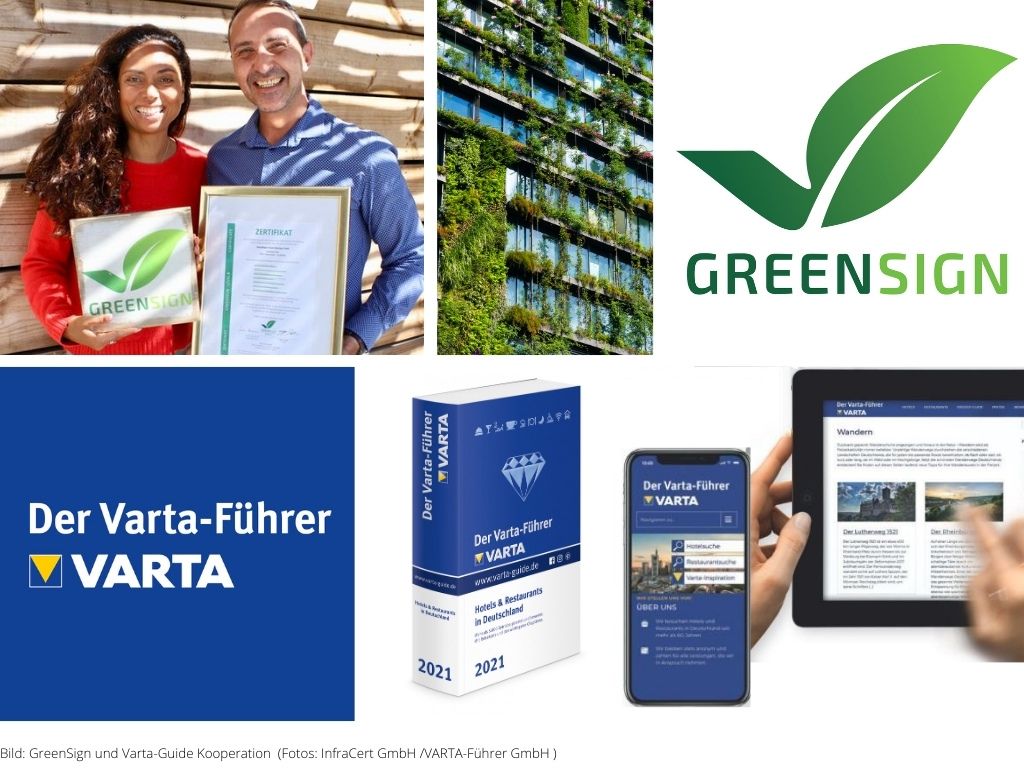Der Varta-Guide goes green! – GreenSign zertifizierte Hotels werden ab sofort gekennzeichnet