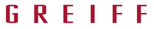 GREIFF Logo roter Schriftzug