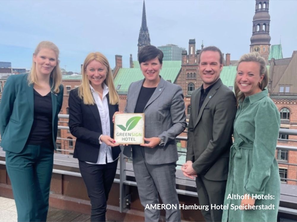 GreenSign zertifiziert: AMERON Hamburg Hotel Speicherstadt