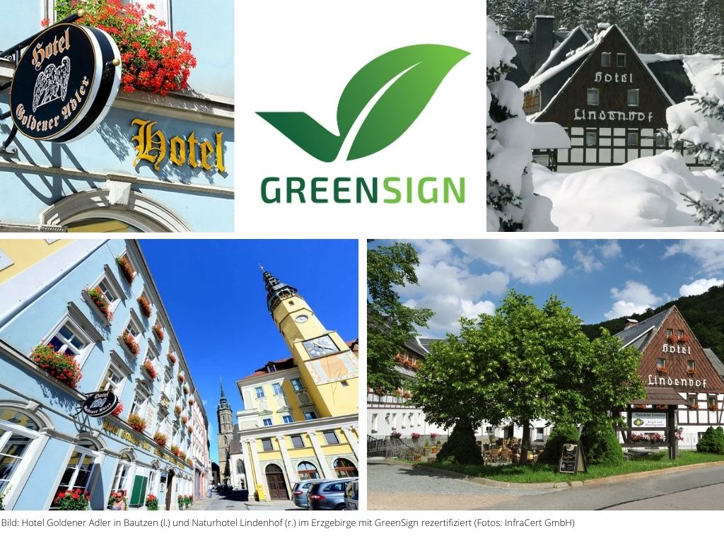 Level gesteigert: GreenSign Rezertifizierung des Naturhotels Lindenhof und des Traditionshotels Goldener Adler