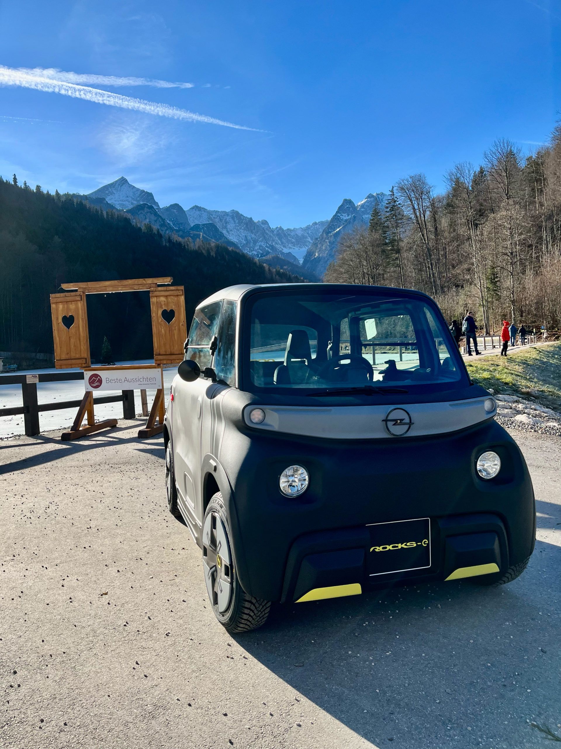 e-Auto im Riessersee