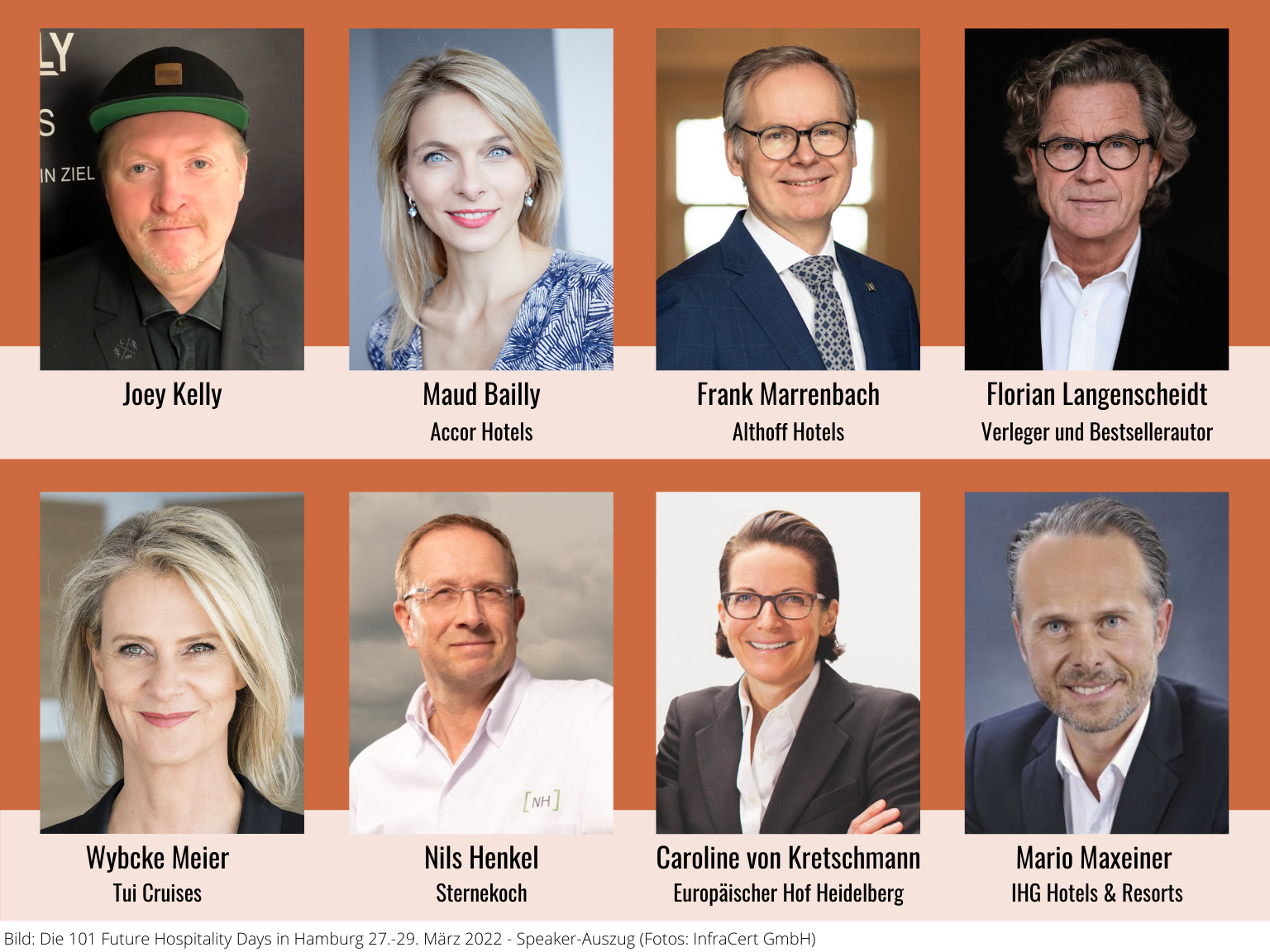 Speaker Auszug bei den 101 Future Hospitality Days