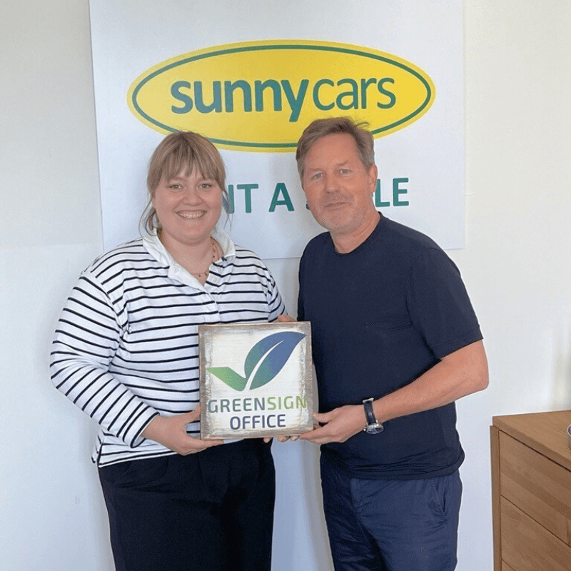 GreenSign Office Sunny Cars