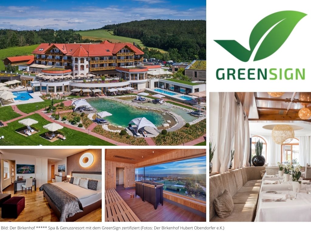 Genuss, Wellness und Nachhaltigkeit im perfekten Einklang –  Der Birkenhof Spa & Genussresort mit GreenSign ausgezeichnet