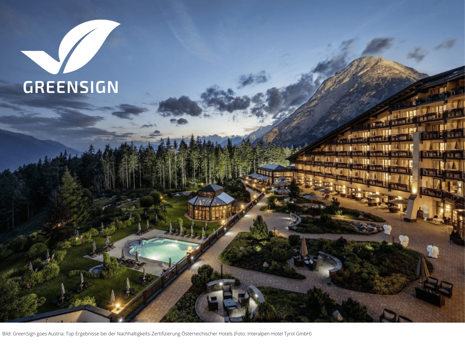 Immer mehr Hotels in Österreich sind GreenSign zertifiziert