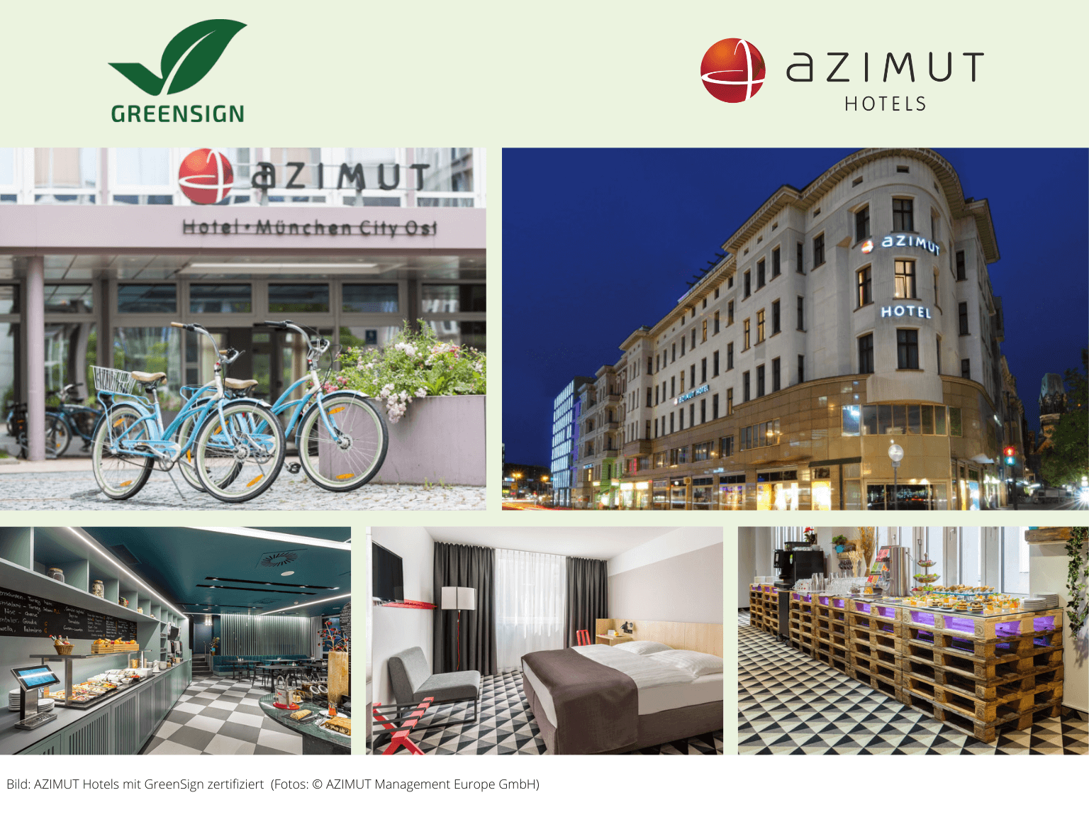Azimut Hotels GreenSign zertifiziert
