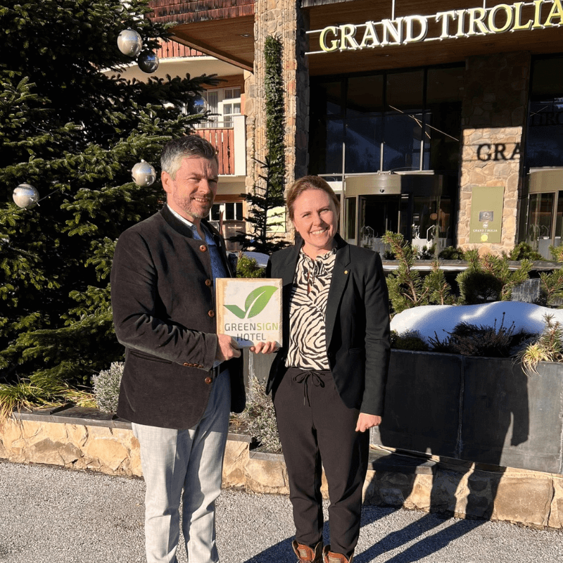 Hommage Grand Tirolia Kitzbuehel erhält GreenSign Hotel Zertifizierung