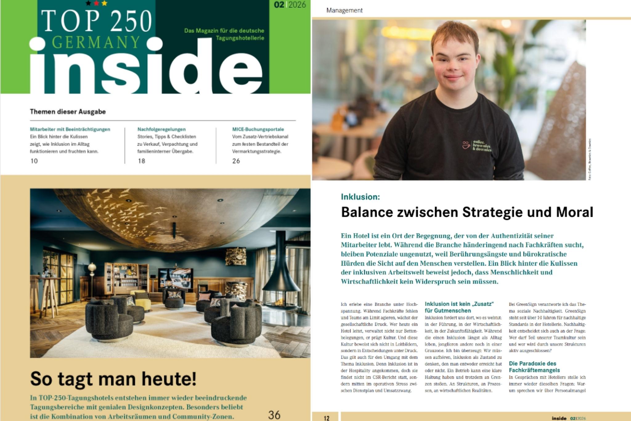 inside magazin Inklusion im Hotel