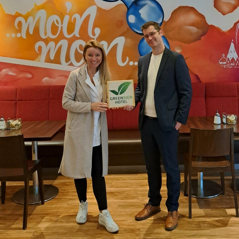 GreenSign Zertifizierung im Ibis Styles Hamburg Alster City