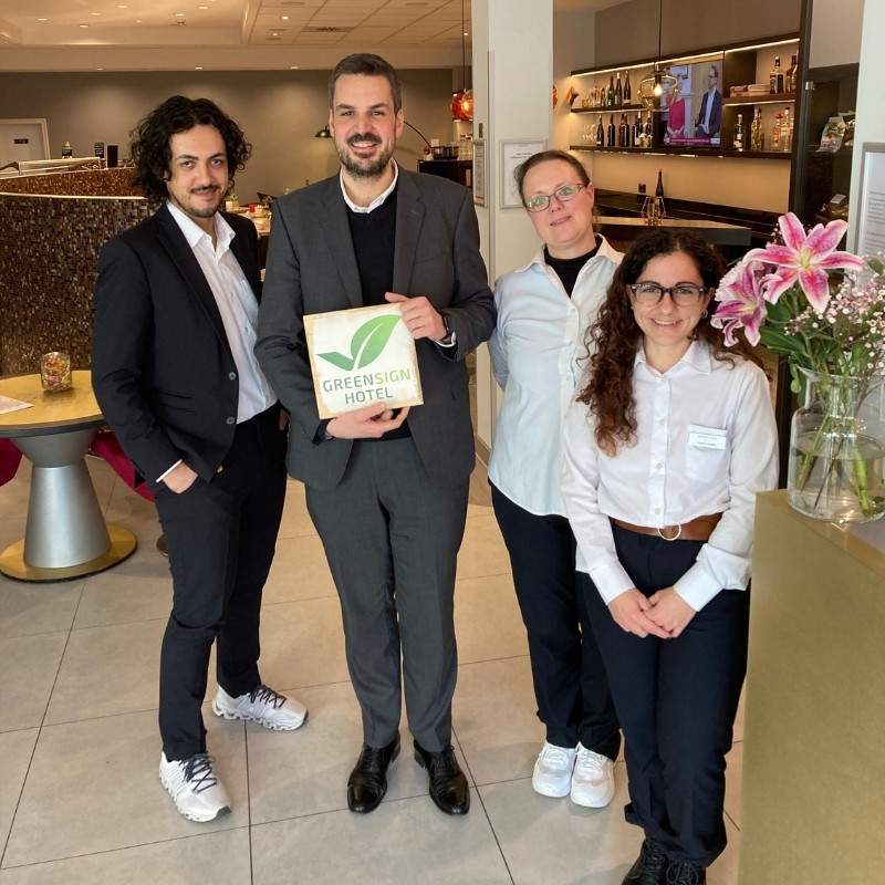 GreenSign Zertifizierung im Mercure Hotel Duesseldorf Zentrum