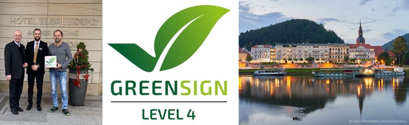 PM GreenSign Siegel Hotel Elbresidenz