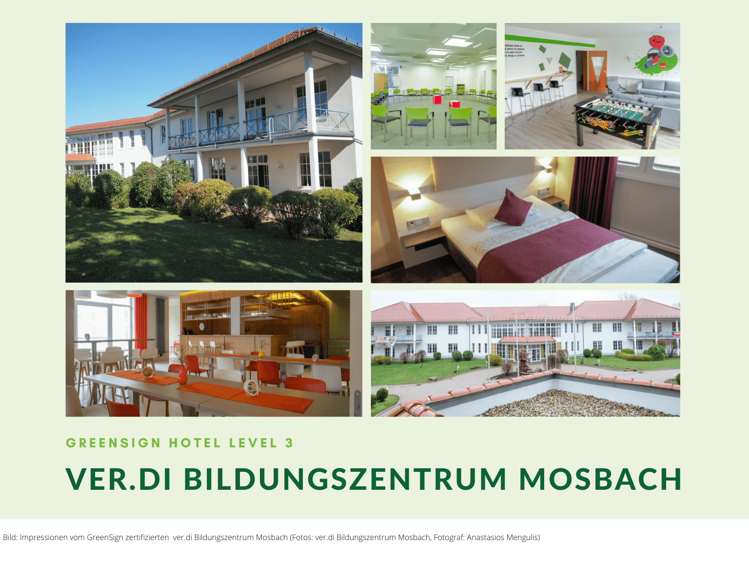 Impressionen und Hotelbilder vom ver.di Bildungszentrum Mosbach