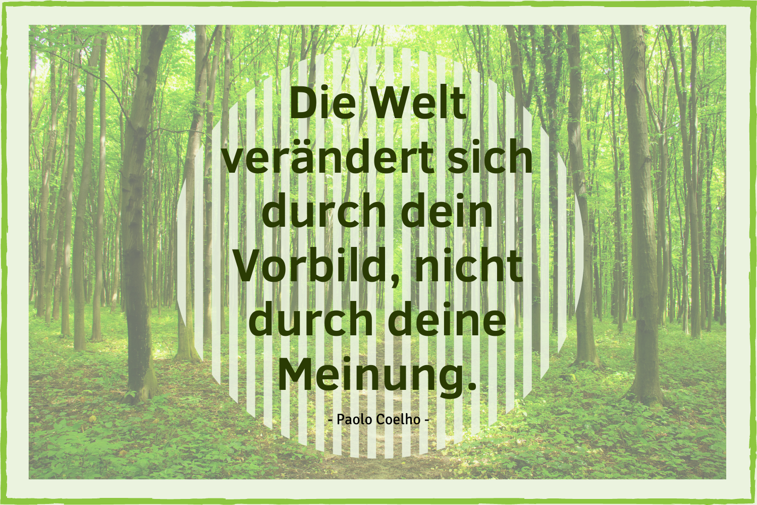 Spruch Vorbild