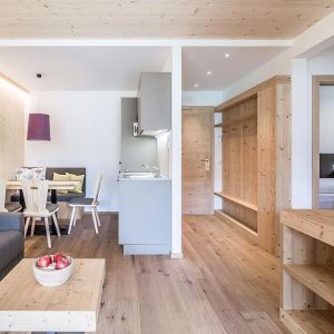 Ein Zimmer im Hirben Naturlaub Hotel in Südtirol