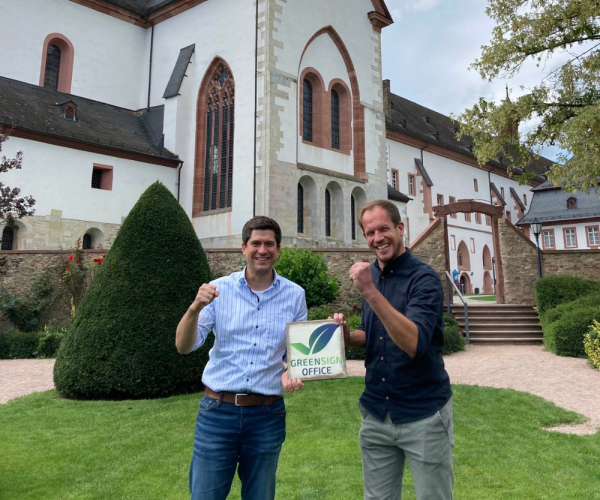 GreenSign Office Zertifikatsübergabe